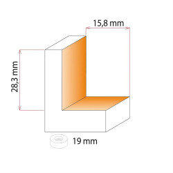 D:50,8x28,3mm,L:87mm,S:12mm,H:16mm, velká falcovací fréza, F049-50821, IGM