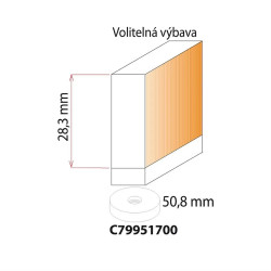 D:50,8x28,3mm,L:87mm,S:12mm,H:16mm, velká falcovací fréza, F049-50821, IGM