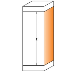 D:19x25,4mm,L:86,5mm,S:12mm, ořezávací fréza, šikmé zuby, C90669111B, CMT