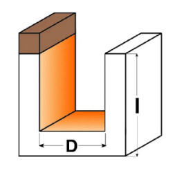 D:15x20mm,L:57mm,S:6mm, drážkovací fréza s ložiskem, C71115011B, CMT