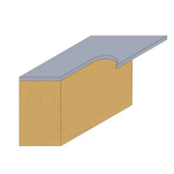 D:12,7x12,7mm,S:6mm, ořezávací fréza na lamino, C70712811, CMT