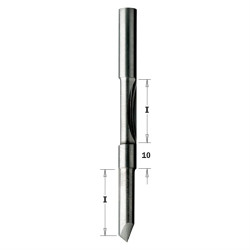 D:12,7x31,7mm,L:102mm,S:12,7mm, ořezávací fréza na otvory, C91662711, CMT