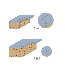 R0,4-D:12,7x9,5mm,S:8mm, fréza zaoblovací vydutá, C90700411, CMT