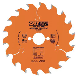 D:120x1,8mm,d:20mm,Z:18, Pilový kotouč pro elektronářadí univerzální, C29112018H, CMT Orange, Industrial