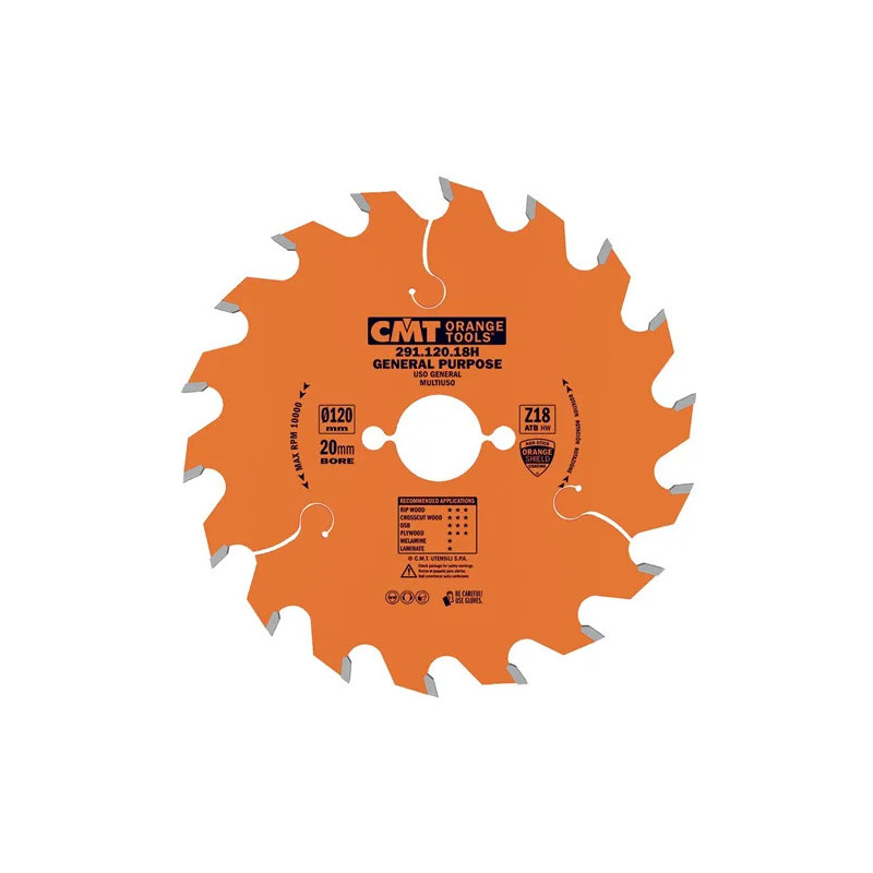 D:190x2,6mm,d:20mm,Z:32, Pilový kotouč pro elektronářadí univerzální, C29119032FF, CMT Orange, Festool