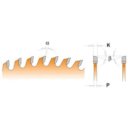 D:250x3,0mm,d:30mm,Z:80, Pilový kotouč na profilové lišty, C28558010M, CMT XTreme