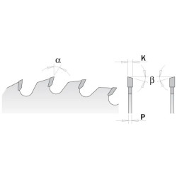 D:160x2,2mm,d:20mm,Z:48, Pilový kotouč pro finální příčné řezy, C28516048H, CMT Industrial