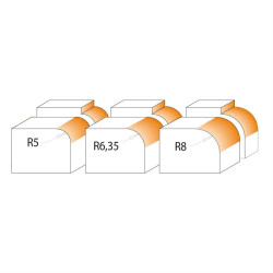 R6,35-D:28,5x24mm,L:67mm,S:8mm, Radiusová žiletková fréza, F061-65581, IGM