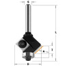 22°-D:25x11mm,L:65mm,S:6mm, Úhlová žiletková fréza, F042-22011, IGM