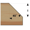 45°-D:32x12,7mm,S:8mm, Úhlová fréza s ložiskem, M109-04581, IGM