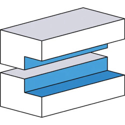 D:125x50mm,d:30mm,Z:4,V:4, ALU, MAN, Falcovací fréza šikmé zuby, F603-12530, IGM