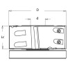 D:125x50mm,d:30mm,Z:4,V:4, ALU, MAN, Falcovací fréza šikmé zuby, F603-12530, IGM