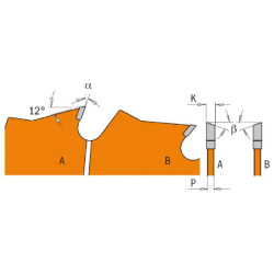 D:250x2,4mm,d:30mm,Z:24, Ultra tenký kotouč pro podélné řezy, C27125024M, CMT ITK