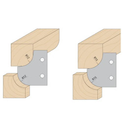 R10-D:136mm,d:50mm,Z2, ALU, MAN, Fréza zaoblovací konvex-konkáv, C69400750, CMT