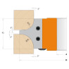 R15-R20-D:132mm,d:30mm,Z2, ALU, MAN, Multirádiusová zaoblovací fréza, C69400430, CMT