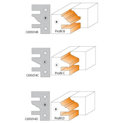 D:120mm,d:30mm,Z2, ALU, MAN, Profil-kontra fréza na rám, C69401430, CMT