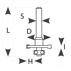 D:31,8x3mm,L:62,4mm,S:8mm, Talířová drážkovací fréza, M122-33081, IGM