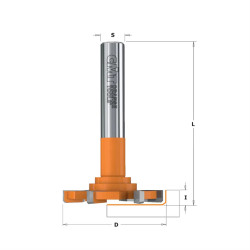 D:52x6,5mm,L:83,5mm,S:12,7mm, Z6, Stopková fréza na plochy, C82203411, CMT