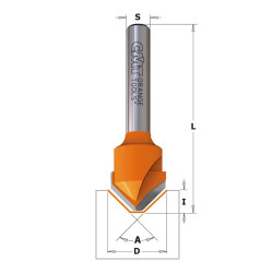 D:18x3,3mm,S:8mm,135°, Fréza na V drážku pro Alucobond, C91500211, CMT