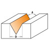 D:6x9mm,S:6mm,35°, Fréza na V drážku, C75800211, CMT