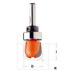 R6,4-D:19x16mm,S:6mm, Žlábková fréza s ložiskem, C75100211B, CMT