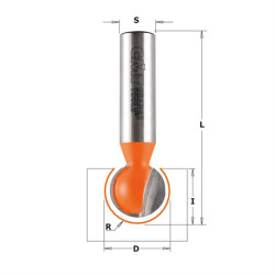 R7,94-D:15,88x14,2mm,L:60,3mm,S:8mm, Drážkovací kulová fréza, C96815811, CMT
