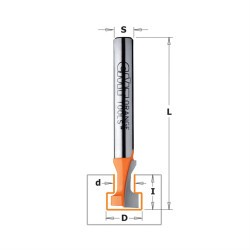 D:8,5x11,5mm,d:5,6mm,L:47mm, S:8mm, Z1, M5, Fréza na cylindrické drážky, C95000211, CMT