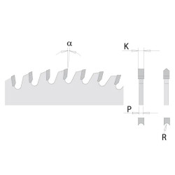 D:160x2,6mm,d:20mm,Z:34, Pilový kotouč na lamino bez předřezu, C28703406H, CMT Industrial C287