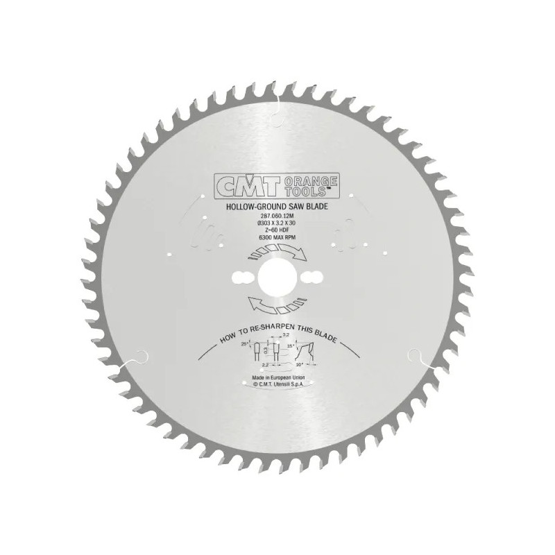 D:220x3,2mm,d:30mm,Z:42,-6°Neg, Pilový kotouč na lamino bez předřezu, C28704309M, CMT Industrial C287