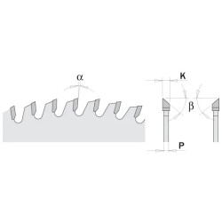 D:300x3,2mm,d:30mm,Z:96, Pilový kotouč na lamino bez předřezu, C28309612M, CMT Industrial C283