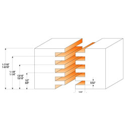 D:47,6x47,6mm,H:9,5mm,S:12mm, Fréza pro profesionální spoje, C90061611, CMT