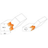 22,5°-D:37,3x22,2mm,S:8mm, Fréza na spoje 22,50-45°, C95500511, CMT