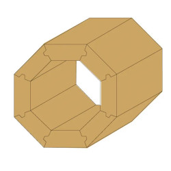 22,5°-D:37,3x22,2mm,S:8mm, Fréza na spoje 22,50-45°, C95500511, CMT