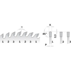 D:250x3,2mm,d:30mm,Z:78, Pilový kotouč na lamino a DTD, C29507810M, CMT Super XTreme