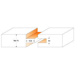 Sada pro pero a drážku, D:47,6x19mm, H:12,8mm, S:12mm, C90062611, CMT