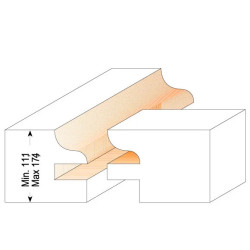 D:31,75mm,t:11-17,5mm,S:12mm, Sada fréz pro rám výplně, C99151711, CMT