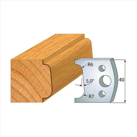 š:40x4mm, Pár nožů, profil 002, F026-002, IGM SP