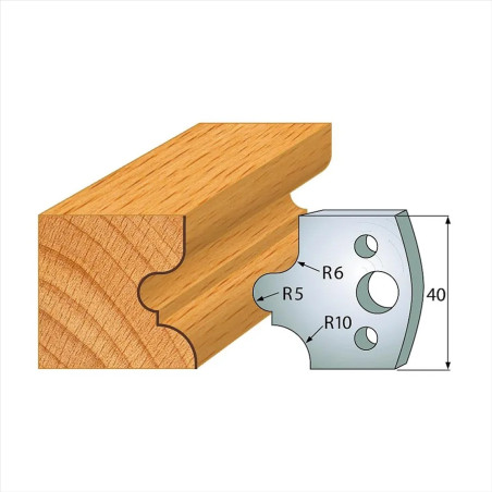 š:40x4mm, Pár nožů, profil 012, F026-012, IGM SP