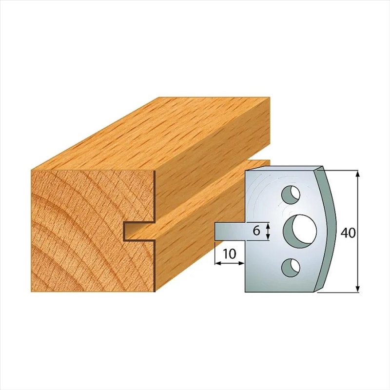 š:40x4mm, Pár nožů, profil 016, F026-016, IGM SP