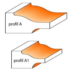 D:63,5mm,t:11,1-17,5mm,profil A1, S:12mm, Fréza na výplně, C99053411, CMT