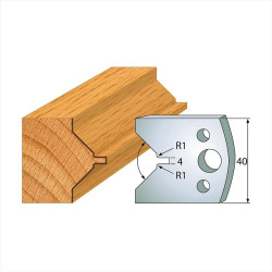 š:40x4mm, Pár nožů, profil...