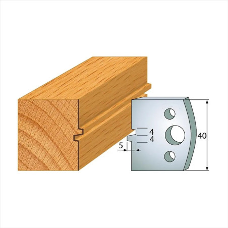 š:40x4mm, Pár nožů, profil 074, F026-074, IGM SP