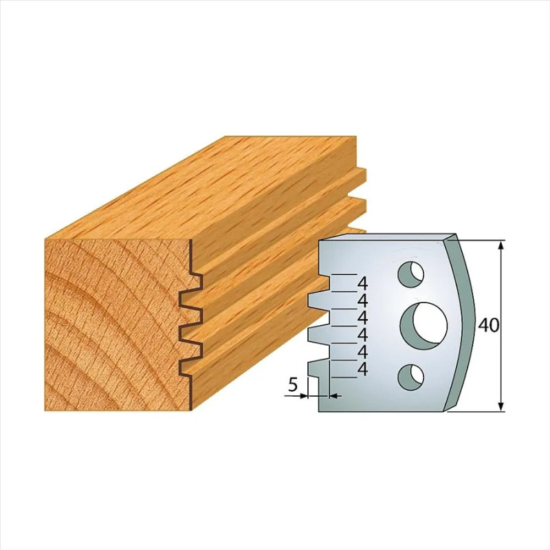 š:40x4mm, Pár nožů, profil 076, F026-076, IGM SP