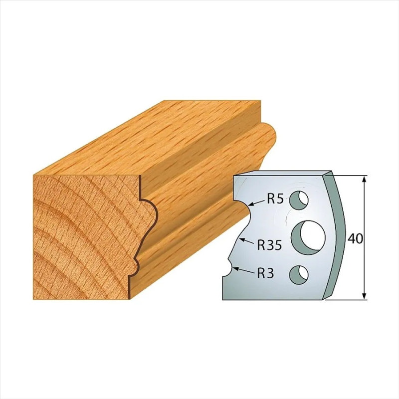 š:40x4mm, Pár nožů, profil 081, F026-081, IGM SP