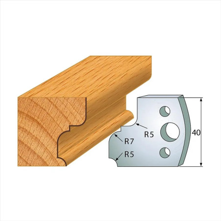 š:40x4mm, Pár nožů, profil 082, F026-082, IGM SP