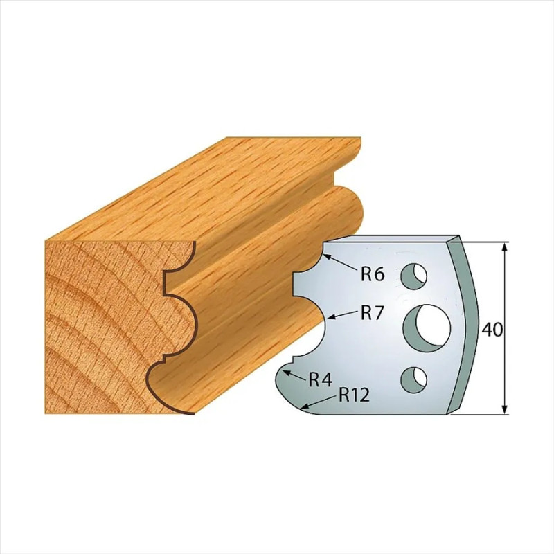 š:40x4mm, Pár nožů, profil 088, F026-088, IGM SP