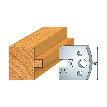 š:40x4mm, Pár nožů, profil 092, F026-092, IGM SP