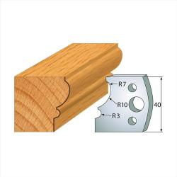 š:40x4mm, Pár nožů, profil...