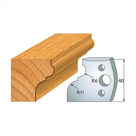 š:40x4mm, Pár nožů, profil 111, F026-111, IGM SP