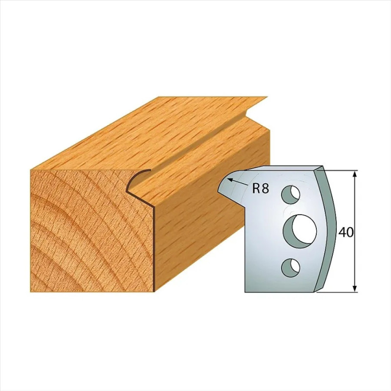 š:40x4mm, Pár nožů, profil 116, F026-116, IGM SP